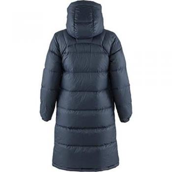 Chaqueta de plumas Fjällräven Expedition Long Down azul marino mujer - S