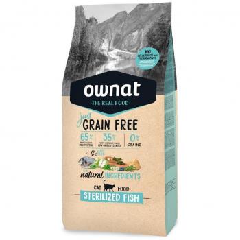 Ownat Just Grain Free Esterilizado Pescado 8 kg