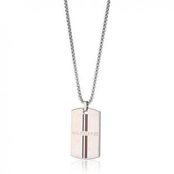 Tommy Hilfiger Jewelry Hombre acero inoxidable Collar con colgante 2790017