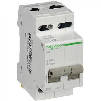 Schneider Electric A9S60332 Acti9 iSW Interruptor, 3 Polo, 32A, 415V, 70mm x 36mm x 77mm, Blanco