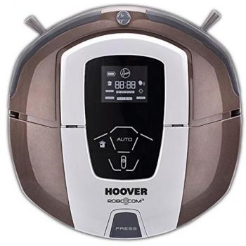 Hoover RBC 070 - Robot aspirador ultra delgado, hasta 120 minutos de autonomía, 9 programas de limpieza