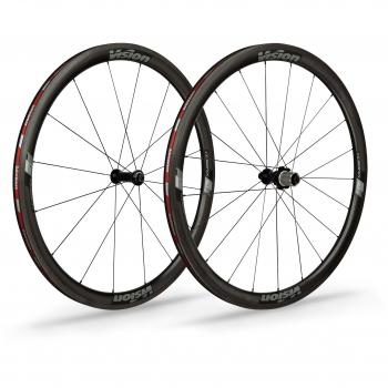 Vision 2 ruedas Trimax Carbon 40 tubulares grosor aro 40 mm para Shimano 10/11 V