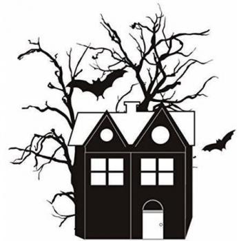gossipboy Halloween tema oscuro estilo vinilo adhesivo decorativo para pared