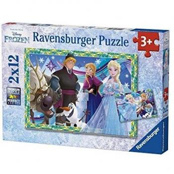 Frozen 12-Piece Double Puzzle Set by Ravensburger