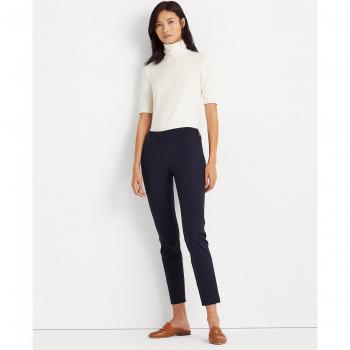 Lauren Ralph Lauren Women's Navy Skinny Fit Pants