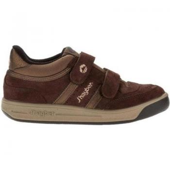 Deportivas Jhayber Olimpia para hombre en color marrón, modelo 51189-006, fabricadas en serraje, disponibles en varios colores