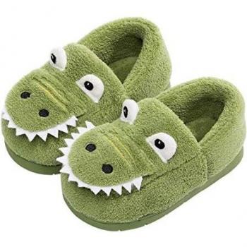 Zapatillas de Estar por Casa para Niñas Niños Invierno Zapatillas Interior Casa Caliente Zapatos Suave Algodón Antideslizantes Pantuflas