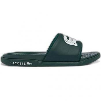 Chanclas Lacoste Croco Dualiste Synthetic Logo Strap Verde Hombre