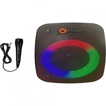 Altavoz Bluetooth Karaoke N-Gear Let's Go Party 4 Portátil con Micrófono y LED (6h de batería)