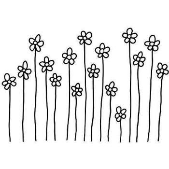 Chispum VIVEG004L - Vinilo decorativo, 58 x 83 cm, diseño Flores