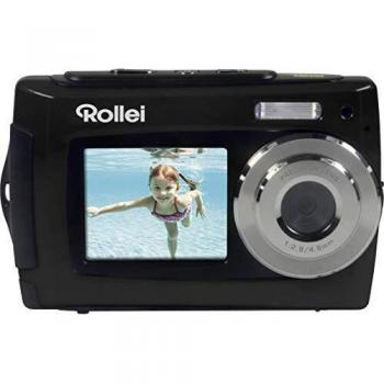 Rollei Cámara Digital Sportsline 100 selfie Negro Resolución 14 Mpx, zoom digital 8 x pantalla 2.7 filmati HD impermeable USB 2.0