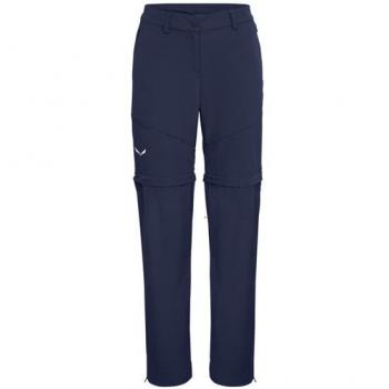 Pantalón convertible Salewa Isea Dry 2/1 azul marino mujer - XL