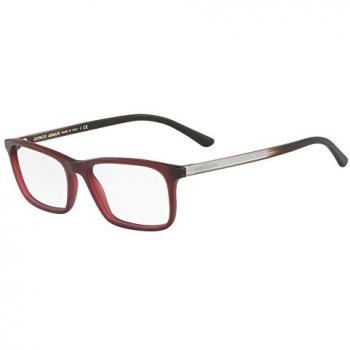 Giorgio Armani 0AR7145, Monturas de Gafas para Hombre, Matte Red, 55