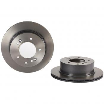 Disco de freno ventilado recubierto Brembo 09.A453.11 para KIA Sorento 1 (par trasero)