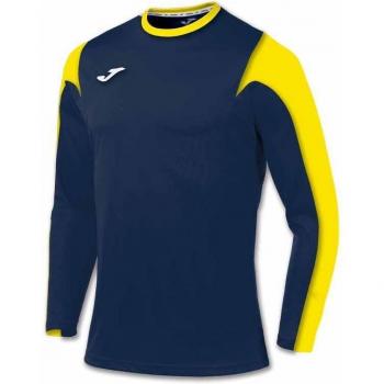 Joma 100147.309 - Camiseta de equipación de manga larga para mujer, color azul marino / amarillo, talla XL