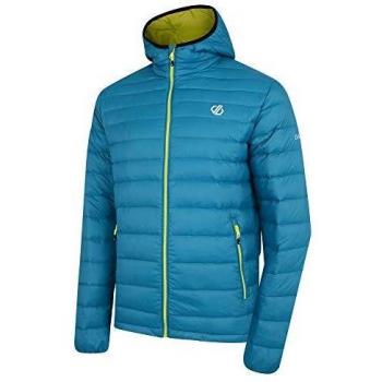 Dare 2b Intuitive Premium - Chaqueta de plumón de pato, ligera, plegable, con capucha, acolchada, para hombre, Hombre, Chaquetas acolchadas, DMN357 65X50, Profundidad del océano, S