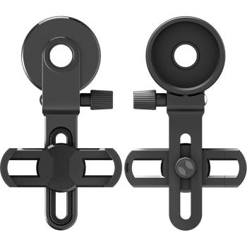 Soporte Universal para Teléfono Móvil con Clip Ajustable, Montaje Rápido Compatible con Telescopios para Fotografía