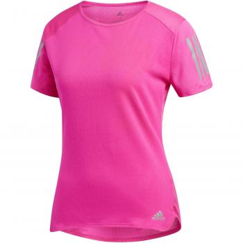 adidas Rs Ss Tee W Camiseta de Running, Mujer, Rosa