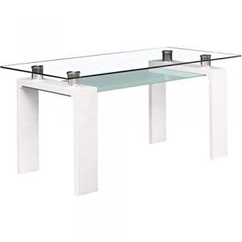habitatetjardin Mesa Comedor Eva - 150x80x75cm - Blanco Lacado