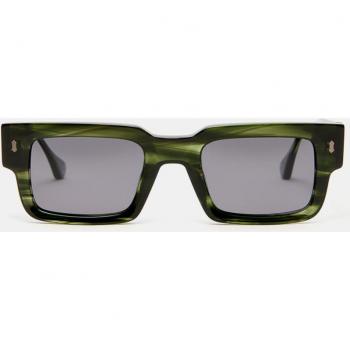 Gafas de sol rectangulares de acetato verde para hombre con lentes polarizadas Scalpers