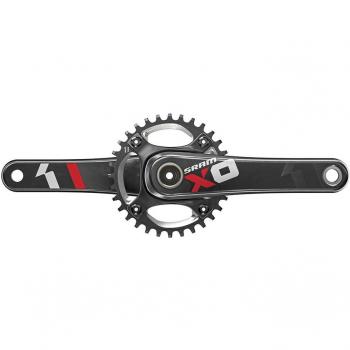 SRAM 00.6118.357.001 Bielas, XO1DH, GXP 83, 165 mm, 94 BCD, 32 Dientes, Rojo, M