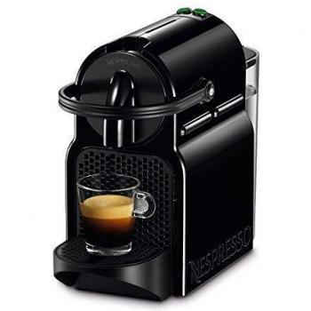 Nespresso De'Longhi Inissia EN80.B - Cafetera monodosis de cápsulas Nespresso, 19 bares, apagado automático, color negro, Incluye pack de bienvenida con 14 cápsulas
