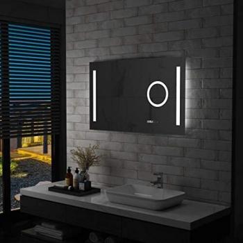 Espejo de baño LED con sensor táctil 100x60cm
