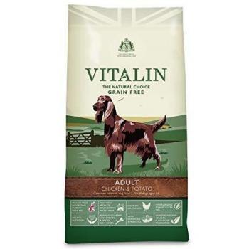 Vitalin The Natural Choice Complete Dry Adult Dog Food Chicken and Potato, 12 kg