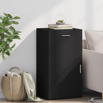 Armario negro de madera multicapa 50x42,5x93 cm