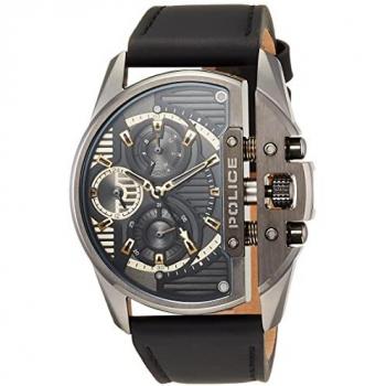 Reloj Analógico Hombre Police Daintree PEWJF2203601 Negro Gris 48 mm