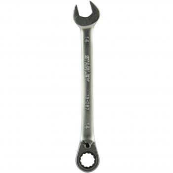 Llave de carraca reversible Stanley FMMT13087-0 14mm con cabeza acodada y 72 dientes