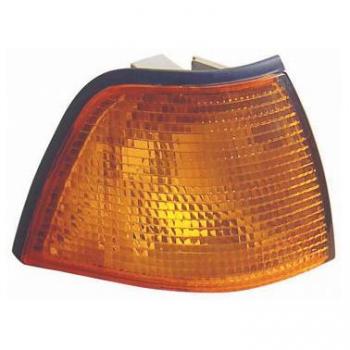 Piloto intermitente lateral Van Wezel 0640902 para BMW Serie 3 E36 Sedan, completo y amarillo