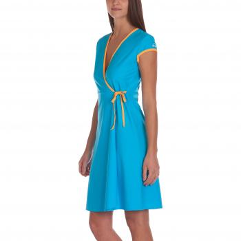 Beachdress 300 iQ-UV para señoras, vestido de playa, vestido envolvente de verano, protección UV, S/M
