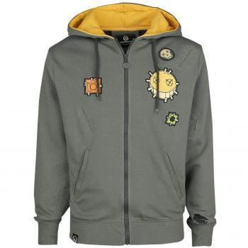 Overwatch Junkrat - Hero Capucha con Cremallera Gris L