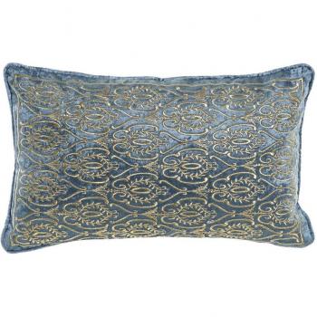 Cojín DKD Home Decor 8424001850396 Azul Dorado 50 x 10 x 30 cm