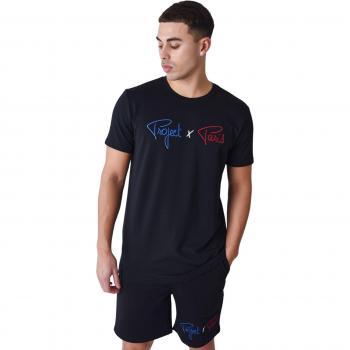 Project X Paris Signature Tricolor Black T-Shirt XS Male