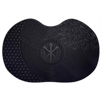 Luvia Black Brush Cleansing Pad - Silicone Cleaning Tool for Makeup Brushes