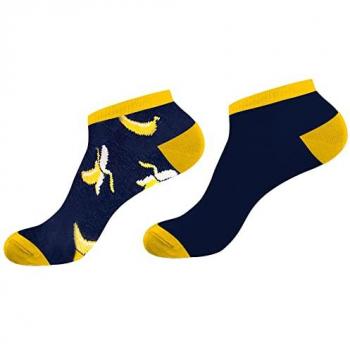 Calcetines Crazy Boxer Hombre Algodón Bio Plátano Divertido 39-42 Unisex