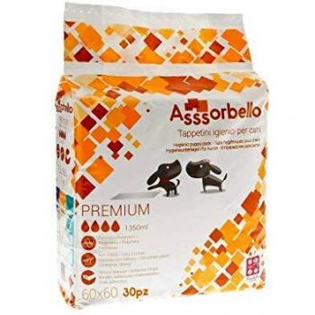 FERRIBIELLA Assorbello PREMIUM fussdog pannoloni, algodón, multicolor, talla única, 30 unidades