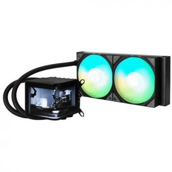 Kit de Refrigeración Líquida Todo en Uno TRYX Panorama 240mm ARGB Negro