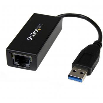 StarTech.com USB 3.0 to Gigabit Ethernet Adapter - 10/100/1000 NIC Network Adapter - USB 3.0 Laptop to RJ45 LAN