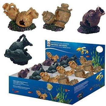 ICA OR1 Set de Ornamentos de Resina con Ánforas