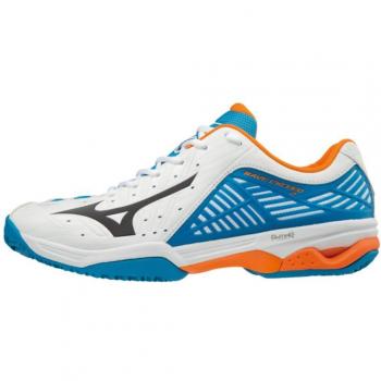 Mizuno Zapatillas de Tenis de Piel Para Hombre Blanco Bianco Blanco Size: 42 EU