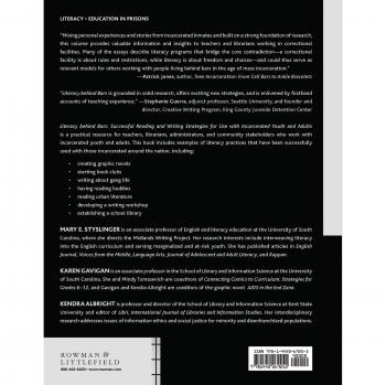 Literacy Behind Bars: Effective Reading and Writing Strategies for Incarcerated Youth and Adults (Paperback)