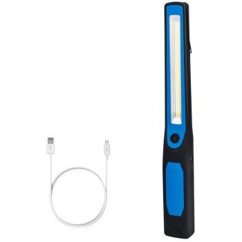 Winzwon Lámpara de Inspección Linterna COB LED Linterna Faroles de mano Luz de la antorcha Linterna de Trabajo con Gancho, Base Imán, Cable USB para Casa Auto Camping Emergencia Reparacion