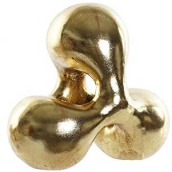 Figura Decorativa DKD Home Decor 28,5 x 18 x 26 cm Abstracto Dorado