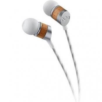 The House Of Marley Uplift Drift - Auriculares in-ear, blanco y marrón