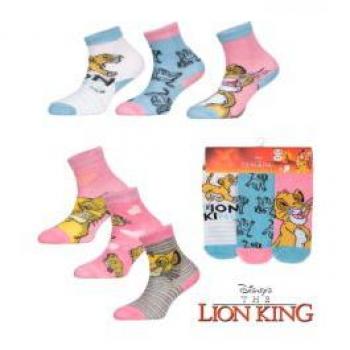 Pack de 3 calcetines Disney El Rey León