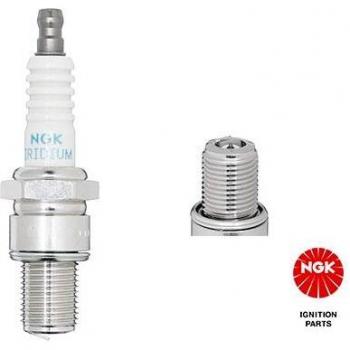 NGK Vela de carreras R7376-9 Bujía de alto rendimiento, diseño para competición, resistencia a altas temperaturas, electrode de iridio, rosca M14 x 1.25 mm, longitud total 29.5 mm
