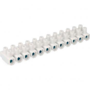 Regleta de conexión homologada blanca retractilada EDM 25 mm